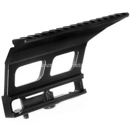 CYMA 155mm アルミレール QD スコープマウント SVD AKシリーズ AEGライフル対応 エアソフトガン ブラック
