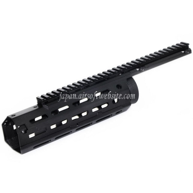 CYMA 360mm M-LOKハンドガードレールシステム M4 M16シリーズAEGライフル対応  ブラック