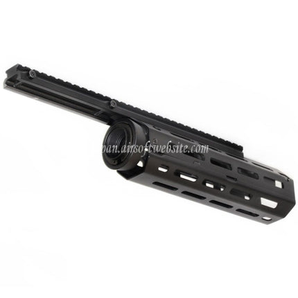CYMA 360mm M-LOKハンドガードレールシステム M4 M16シリーズAEGライフル対応  ブラック