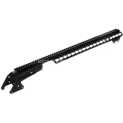 CYMA 537mm アルミキーモッドトップレールシステム 6シェルキャリアホルダー付き CYMA 東京マルイ M870シリーズ ショットガン エアソフトガン対応 ブラック