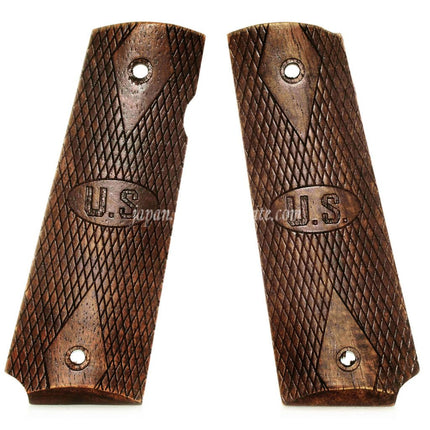 BOG Black Owl Gear US 1911 ウッドグリップカバー ダブルベルアーミー AW WE KJ 東京マルイ M1911 M.E.U シリーズ70 M45A1 ウォリアー GBBピストル対応 エアソフトガン