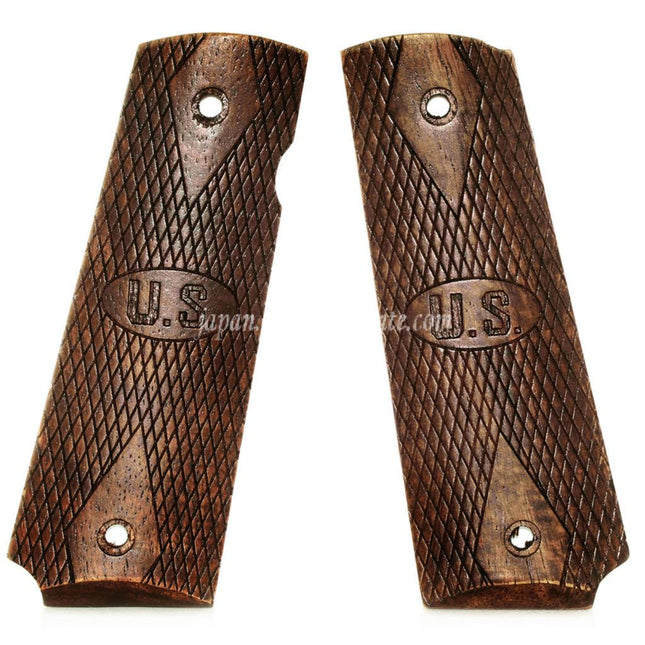 BOG Black Owl Gear US 1911 ウッドグリップカバー ダブルベルアーミー AW WE KJ 東京マルイ M1911 M.E.U シリーズ70 M45A1 ウォリアー GBBピストル対応 エアソフトガン