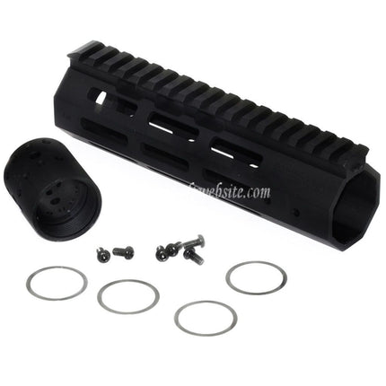 APS 7インチ 178mm EMG NOVESKE NSR Gen 4 RIS M-LOK ハンドガードレールシステム AR M4 M16シリーズ AEGライフル対応 エアソフト ブラック
