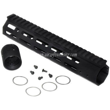 APS 9.75インチ 248mm EMG NOVESKE NSR Gen 4 RIS M-LOK ハンドガードレールシステム AR M4 M16シリーズ AEGライフル対応 エアソフト ブラック