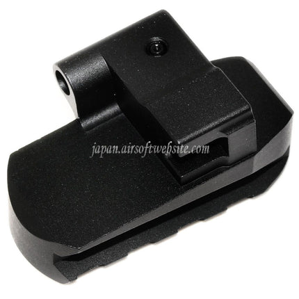 5KU M1913 ピカティニーレール ストックベースアダプター QDスリングホール付き CYMA D-Boys LCT GHK AKシリーズライフル用 エアソフト ブラック