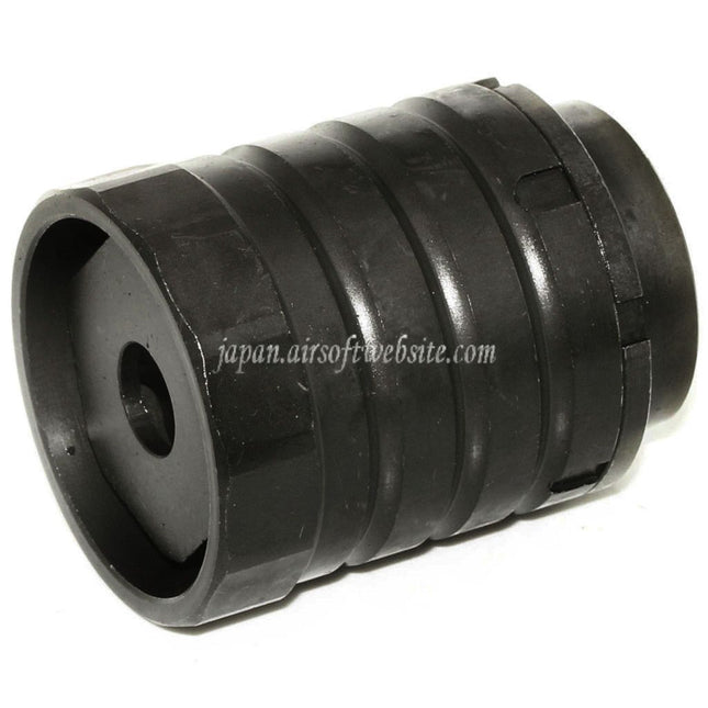 5KU 50mm 360 X37 マズルブレーキ フラッシュハイダー ブラストシールド付き +24mm 時計回りネジバレルライフルに適合 ブラック