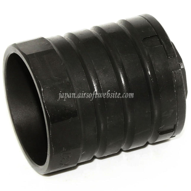 5KU 48mm 360 X37 マズルブレーキ フラッシュハイダー ブラストシールド付き -14mm 反時計回りネジバレルライフルに適合 ブラック