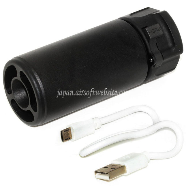 5KU 92mm ミニサプレッサー サイレンサー（スピットファイアトレーサー付き）-14mm CCW 反時計回りネジ式バレルライフル対応