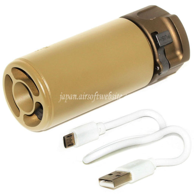 5KU 92mm ミニサプレッサー サイレンサー（スピットファイアトレーサー付き）-14mm CCW 反時計回りネジ式バレルライフル対応