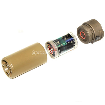 5KU 92mm ミニサプレッサー サイレンサー（スピットファイアトレーサー付き）-14mm CCW 反時計回りネジ式バレルライフル対応