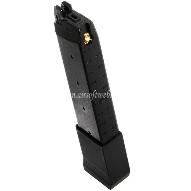 APS EMG 34発CO2マガジン G17 G18C G34 G35 GシリーズGBBピストル対応 エアソフトガン ブラック
