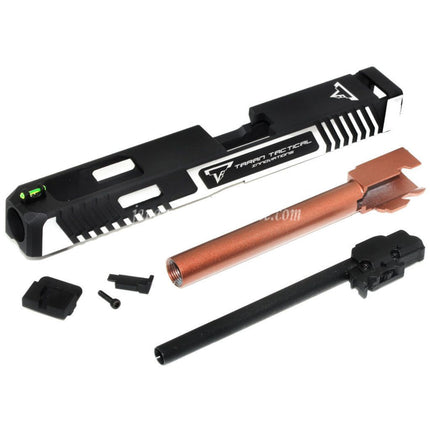 APS EMG TTI CNC COMBAT MASTER バレルスライドセット SAI BLUシリーズ APS ACP601 東京マルイ G17 GBBピストル エアソフトガン