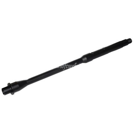 5KU 14.25インチ/14.5インチ アルミミッドレングスアウターバレル - 14mm逆ネジ 反時計回り 東京マルイ M4 MWS GBBライフル エアソフトガン対応 ブラック