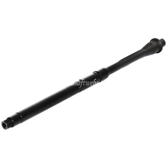 5KU 16インチ/16.25インチ アルミ製カービン長さアウターバレル -14mm CCW 反時計回りスレッド 東京マルイ M4 MWS GBB ライフル エアソフト ブラック