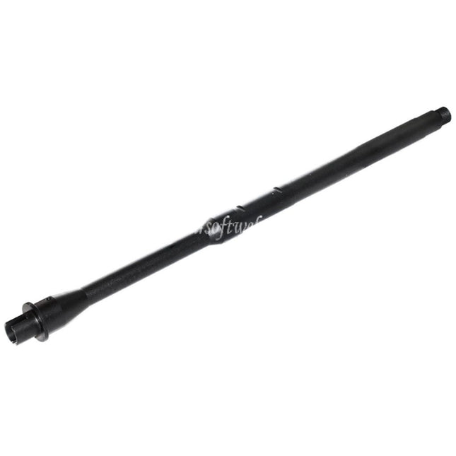 5KU 16インチ/16.25インチ アルミ製カービン長さアウターバレル -14mm CCW 反時計回りスレッド 東京マルイ M4 MWS GBB ライフル エアソフト ブラック