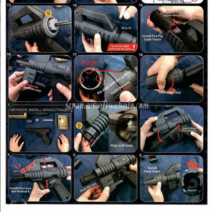 Show Guns Tactical SG ビームスプレーキット タイプA ACTION ARMY AAP-01シリーズ GBBピストル エアソフトガン対応