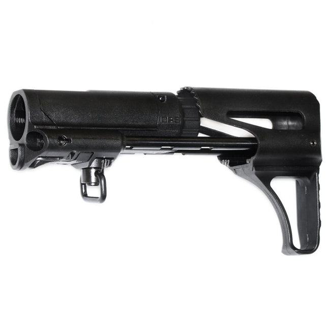 APS CRS PDWスタイル 折りたたみ式ライフルストック M4/M16 AEGライフル対応 ブラック
