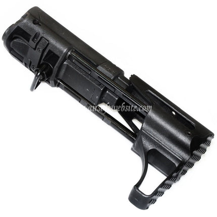 APS CRS PDWスタイル 折りたたみ式ライフルストック M4/M16 AEGライフル対応 ブラック
