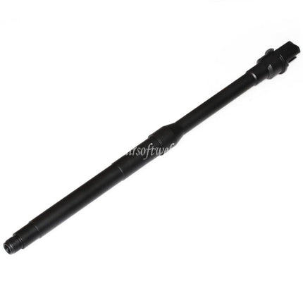 APS 14.25インチ/14.75インチ アウターバレル - 14mm逆ネジ 反時計回りネジ APS ASR PERシリーズ M4/M16 AEGライフル対応 ブラック