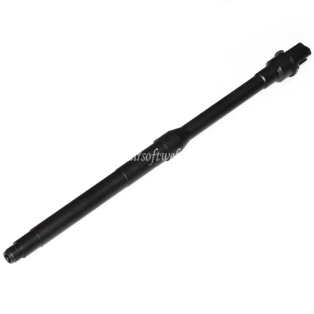 APS 14.25インチ/14.75インチ アウターバレル - 14mm逆ネジ 反時計回りネジ APS ASR PERシリーズ M4/M16 AEGライフル対応 ブラック