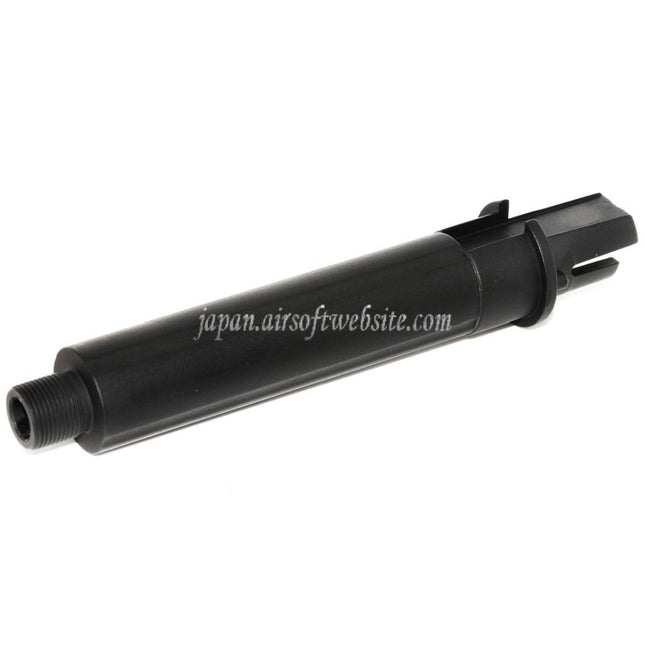 APS 5.375インチ/5.875インチ スタビーアウターバレル - 14mm逆ネジ 反時計回りネジ APS ASRシリーズ M4/M16 AEGライフル対応 ブラック