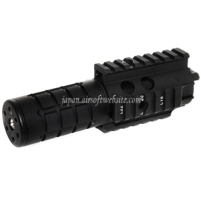 APS 166mm ミニパトリオットフロントキット アウターバレル フリーフロートハンドガードレールシステム APS ASR 東京マルイ M4 M16 シリーズ AEG ライフル エアガン ブラックに適合