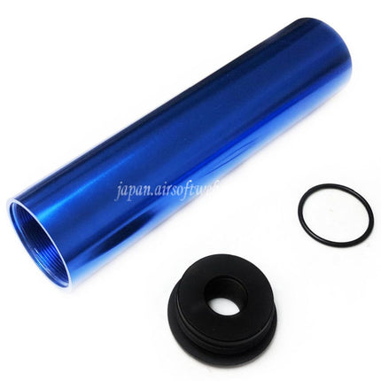 5KU 155mm ダミートレーニング缶（ロングタイプ）-14mm 逆ネジ反時計回り（青）