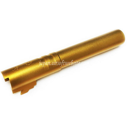 5KU 5インチ 123/127mm CNCアルミアウターバレル+11mm CW ARMORER WORKS AW WE-TECH 東京マルイ HI-CAPA 5.1 GBBピストルに適合 エアソフト