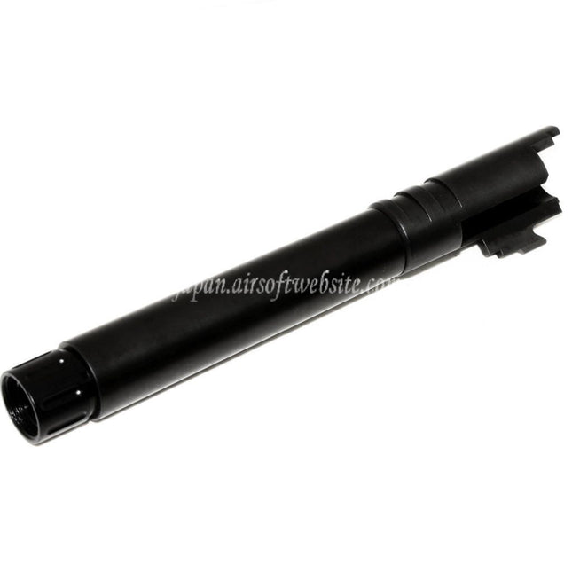 AIP 123mm/127mm スレッドアウターバレル アダプター&カバー付き 東京マルイ HI-CAPA 5.1 GBBピストル対応 ブラック