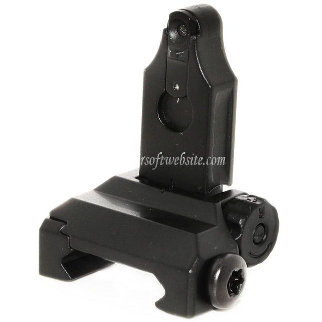 Airsoft Website STスタイル フリップアップ式 折りたたみ式リアサイト（20mmピカティニーレールライフル対応）