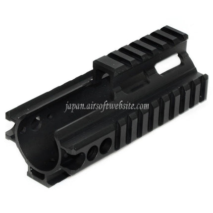 Airsoft Website CNCアルミ製 125mm 4面レールハンドガードレールシステム DOUBLE BELL BY-805 VFC WE-Tech 東京マルイ SCARシリーズ AEG GBBライフルに適合
