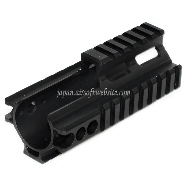 Airsoft Website CNC Aluminum 125mm Quad Rail Handguard Rail System Compatible with DOUBLE BELL BY-805 VFC WE-Tech Tokyo Marui SCAR Series AEG GBB Rifles