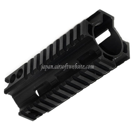 Airsoft Website CNCアルミ製 125mm 4面レールハンドガードレールシステム DOUBLE BELL BY-805 VFC WE-Tech 東京マルイ SCARシリーズ AEG GBBライフルに適合