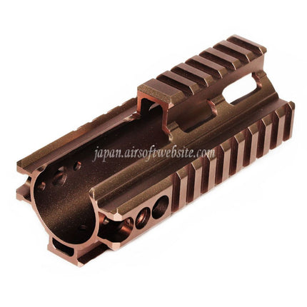 Airsoft Website CNCアルミ製 125mm 4面レールハンドガードレールシステム DOUBLE BELL BY-805 VFC WE-Tech 東京マルイ SCARシリーズ AEG GBBライフルに適合