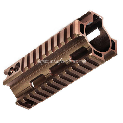 Airsoft Website CNCアルミ製 125mm 4面レールハンドガードレールシステム DOUBLE BELL BY-805 VFC WE-Tech 東京マルイ SCARシリーズ AEG GBBライフルに適合