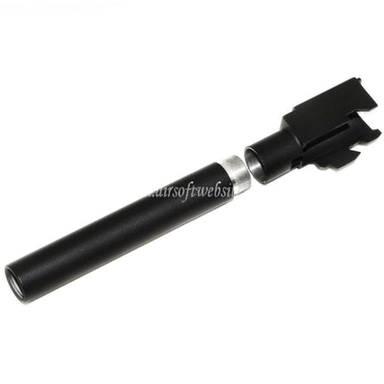 DOUBLE BELL 133mm/136mm アウターバレル - 12mm CCW DOUBLE BELL ARMAMENT 東京マルイ G34シリーズ GBBピストル エアソフトガン