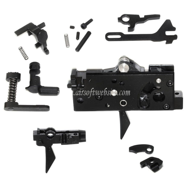 Guns Modify EVO ドロップイン CNC フルスチール 下部パーツ Gスタイル トリガーセット GM 東京マルイ M4 シリーズ MWS GBB ライフル エアソフトガンに適合