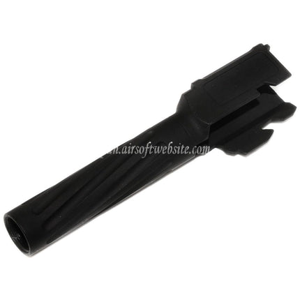 APS EMG 98mm/112mm フルートスパイラルアウターバレル +12mm CW APS EMG F1 FIREARMS BSFシリーズ GBBピストル エアソフトガン ブラックに適合