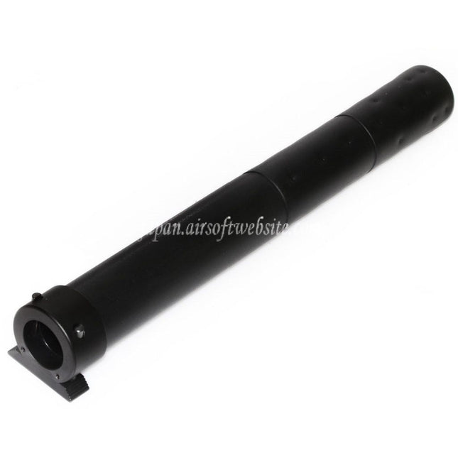 Airsoft Website 295mm QDサプレッサー サイレンサー GOLDEN EAGLE CYMA SR25 AEG GBBライフル対応 ブラック