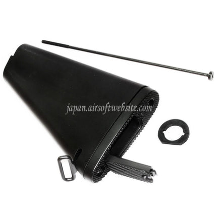 Airsoft Website 188mmショートスタイル固定ストック M4 M16 M16A1 M16A2シリーズAEGライフル対応 ブラック