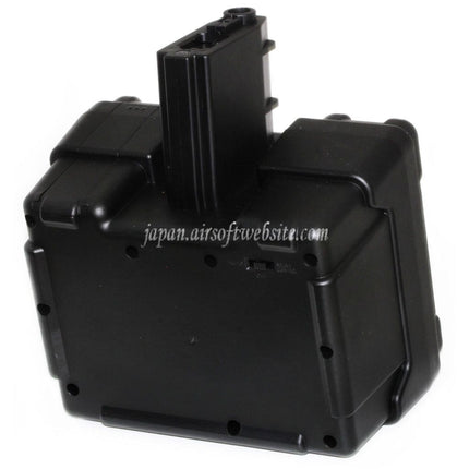 Airsoft Website 2600発電動ドラムマガジン M4 M16シリーズAEGライフル対応 ブラック