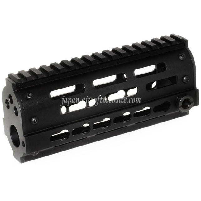 GOLDEN EAGLE 170mm FightLite MCR Keymod RASハンドガードレールシステム（東京マルイ JG6661 M4シリーズ電動ガン対応）ブラック