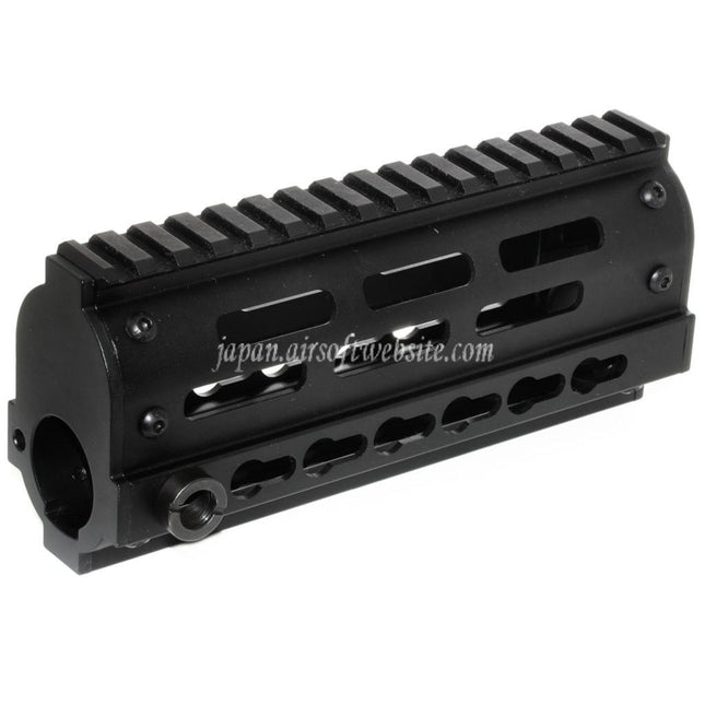 GOLDEN EAGLE 170mm FightLite MCR Keymod RASハンドガードレールシステム（東京マルイ JG6661 M4シリーズ電動ガン対応）ブラック