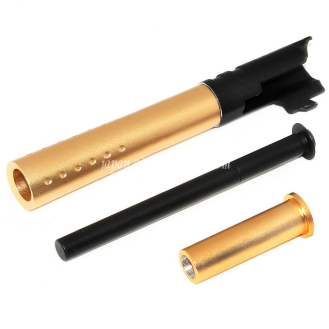 DOUBLE BELL 124mm/128mm V12スタイル アウターバレルセット DOUBLE BELL ARMY 東京マルイ 1911 GBBピストル エアソフトガン対応
