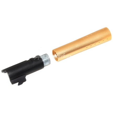 DOUBLE BELL 124mm/128mm V12スタイル アウターバレルセット DOUBLE BELL ARMY 東京マルイ 1911 GBBピストル エアソフトガン対応