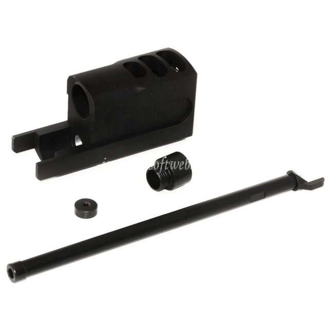 DOUBLE BELL エクステンデッドフロントキット コンペンセイター DOUBLE BELL KSC WE (WE-TECH) M9シリーズ GBBピストルエアソフトガン用