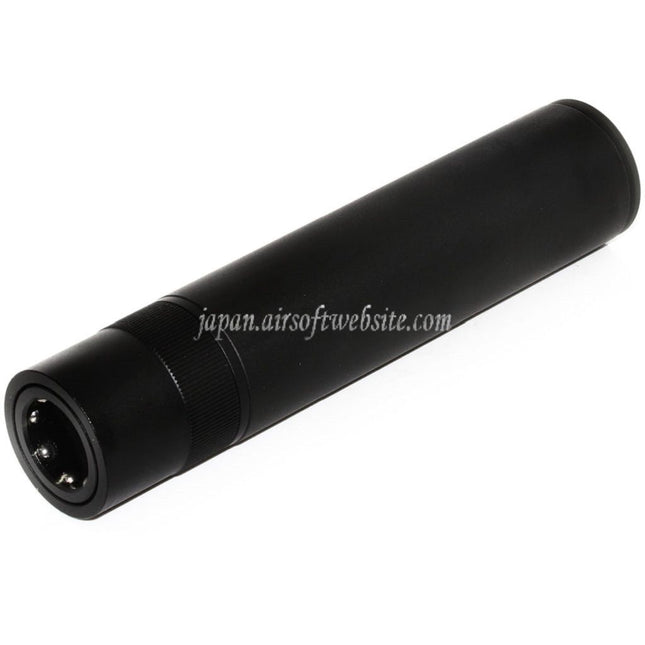 DOUBLE BELL 176mm x 38mm クイックリリース ボールベアリング QD サプレッサー サイレンサー（ブラック）