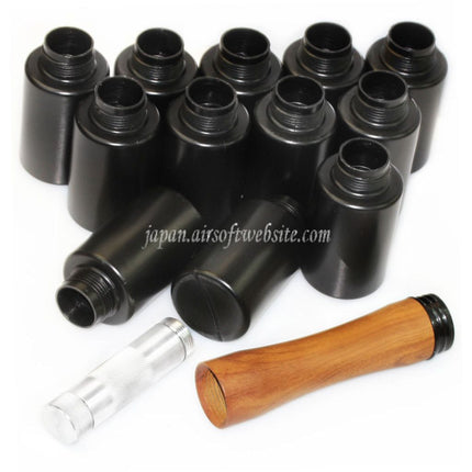 APS HAKKOTSU サンダーB スティックスタイル CO2サウンドグレネード シェルボトル 12個入り（コア付き）