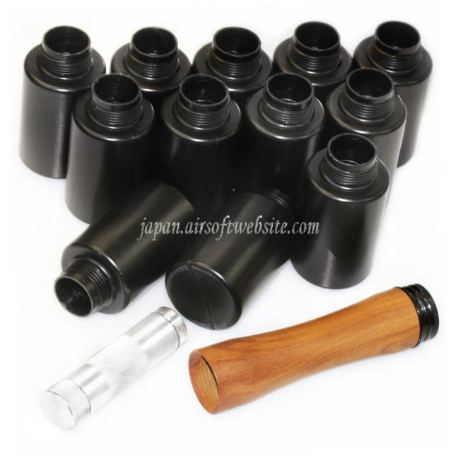 APS HAKKOTSU サンダーB スティックスタイル CO2サウンドグレネード シェルボトル 12個入り（コア付き）