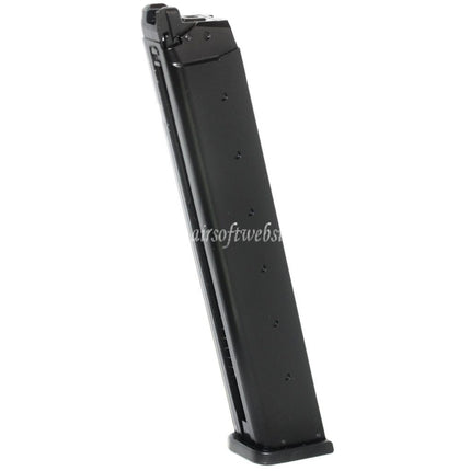 ARMY ARMAMENT 50発ロングガスマガジン G17 G18C G34 G35 GシリーズGBBピストル対応 エアソフトガン ブラック